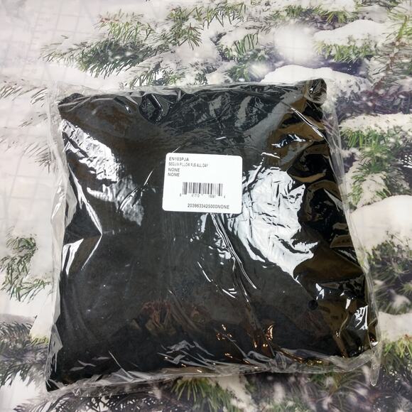 PJs All Day Long Flip Silver Sequin Throw Pillow - Picture 4 of 6